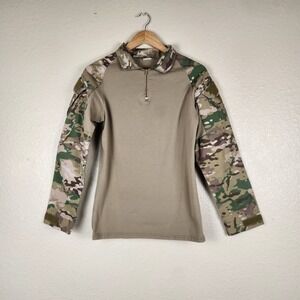 Tactical Combat Shirt Mens Small Multicam Camo Sleeves Operator Military Airsoft